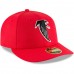 Men's Atlanta Falcons New Era Red Omaha Throwback Low Profile 59FIFTY Fitted Hat 3184664